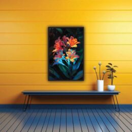 Colorful Floral Wall Art C-010