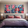 Colorful Floral Wall Art C-016